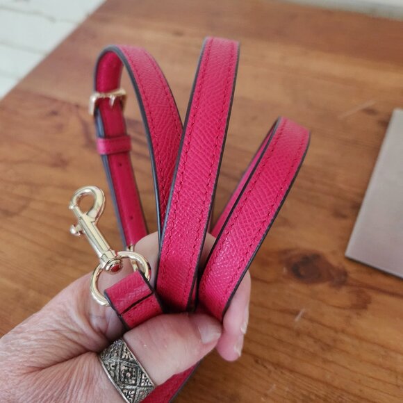 Nwot Coach Christie Red Leather Shoulder Bag/Crossbody Purse - Picture 7 of 15